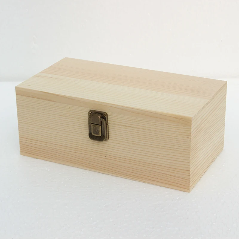 Drvene grede bijeli dvorac kutija 25 cm eko-friendly besplatna dostava jednostavnost dizajna šarene igračke, organizator kutija za pohranu poklon