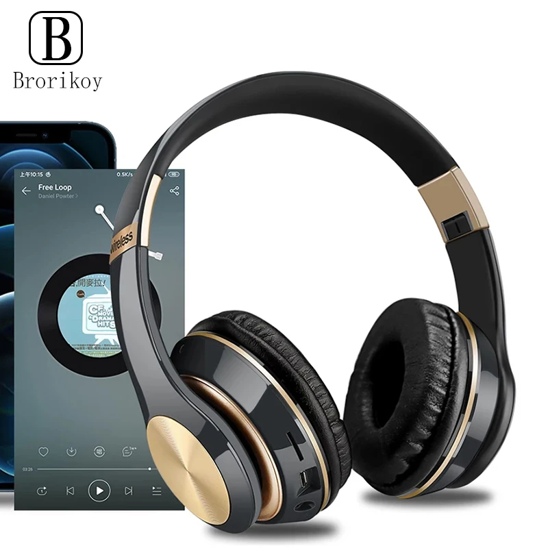 T5 Bluetooth Slušalice na Uho Bežične Slušalice S Mikrofonom Glazbena Slušalice Igra Sklopivi Auriculare Fone Za Huawei iPhone