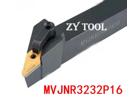 MVJNR3232P16, Tokarenje Metalnih Reznih alata, Okretanje alata, CNC Tokarilice, Vanjski Okretanje alat tipa MVJNR/L 32*32*170 mm