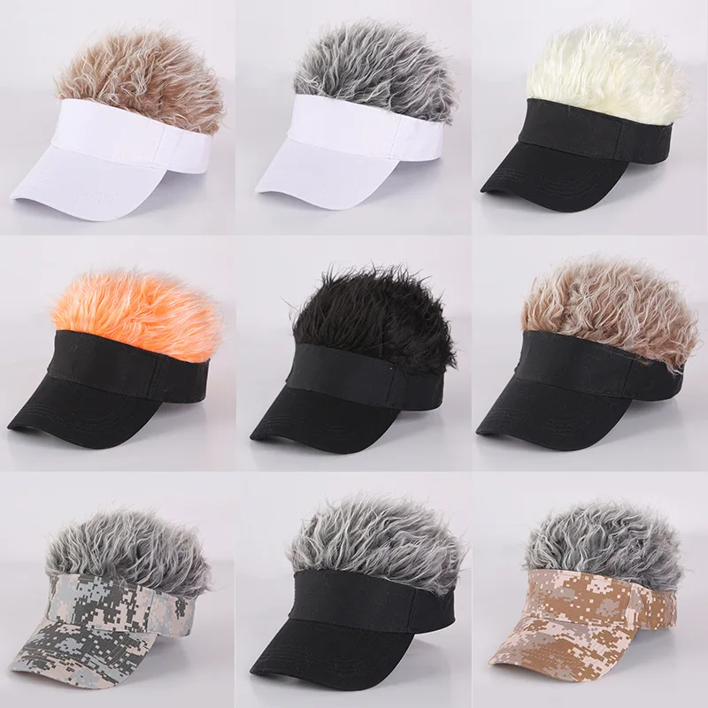 Jesensko-zimsku kapu s vlasulja, muška i ženska zabavna šešir, kapu za vlasulja kreativne ličnosti, kapu za odmor, integrirani kapu s patke jezik