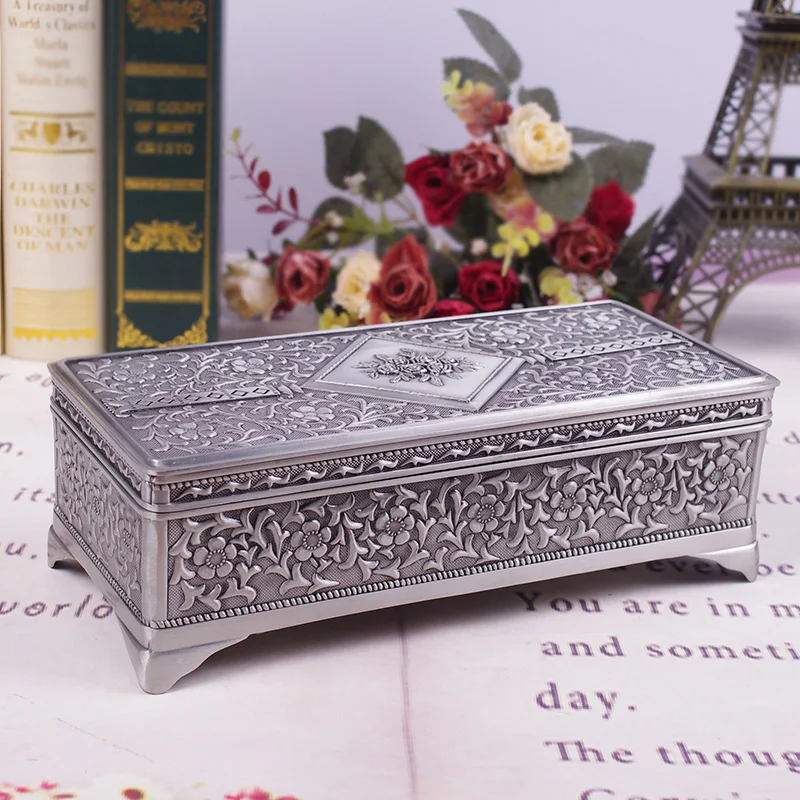 Europska Princeza Klasicni Kutija za Nakit Ručne izrade Ogrlice Naušnice Kutija Za Proizvodnju Nakita Kreativni rođendanski poklon Za Valentinovo 1407