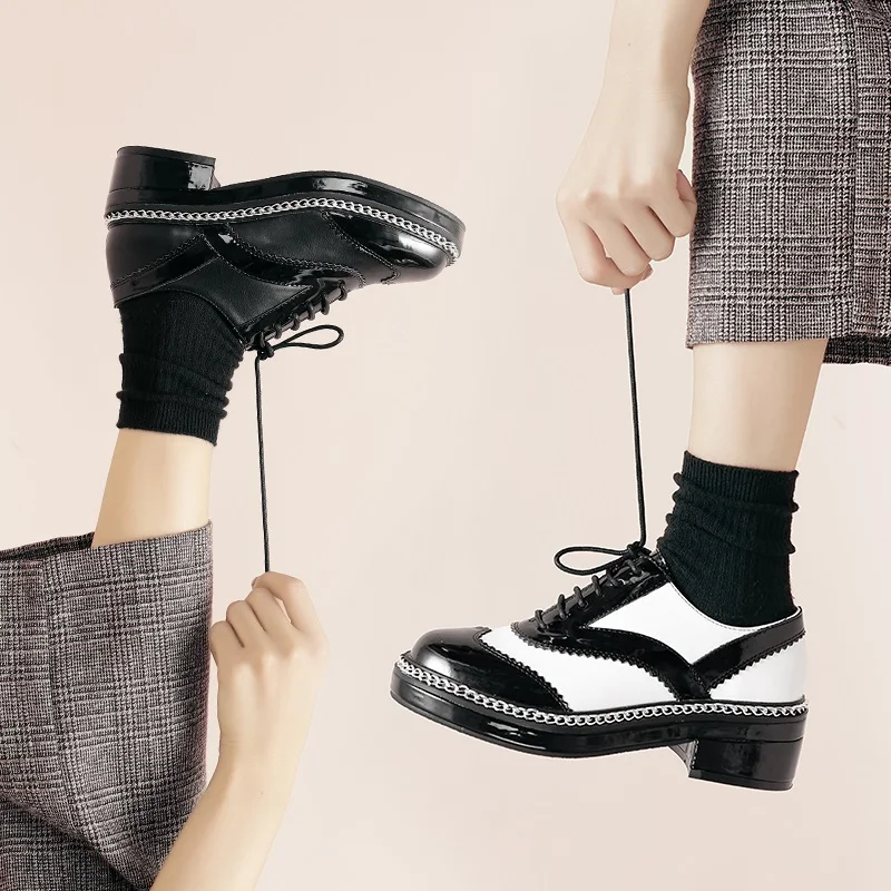Nove ženske cipele na ravnim potplatima zapatillas de mujer moda 2022, ženske cipele-oxfords sapatos femininos de luxo za žene