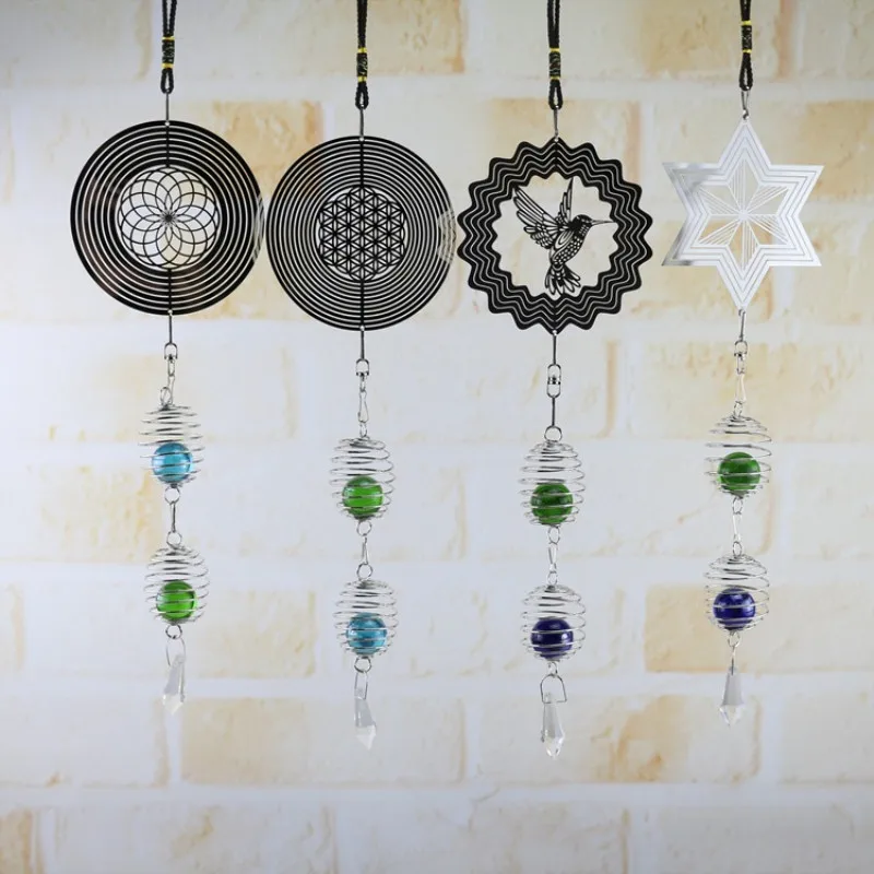 Klasicni DIY Rotirajući Vodene Zvono, Kreativni Novost Metalni Nakit Viseće Stočarstvo Uređenje Doma Vjetar Zvona