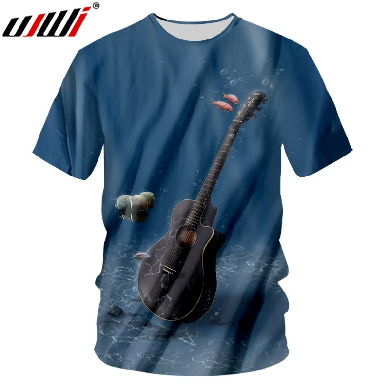 UJWI, Plave majice sa 3D Ispis 