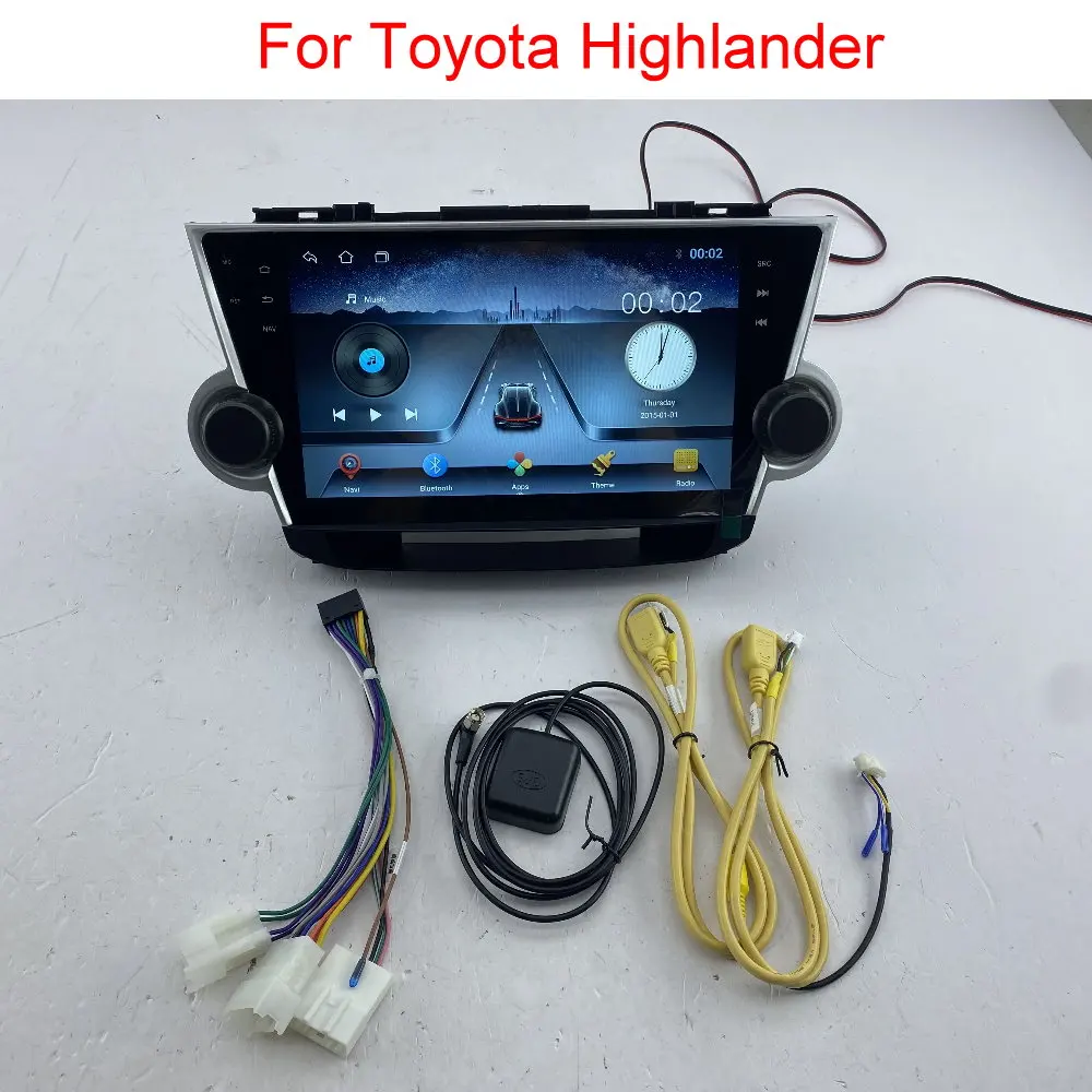 Za Toyota Highlander 2008-2013 GPS Navigaciju Player Stereo Auto Android Multimedijalni Sustav Radio Audio