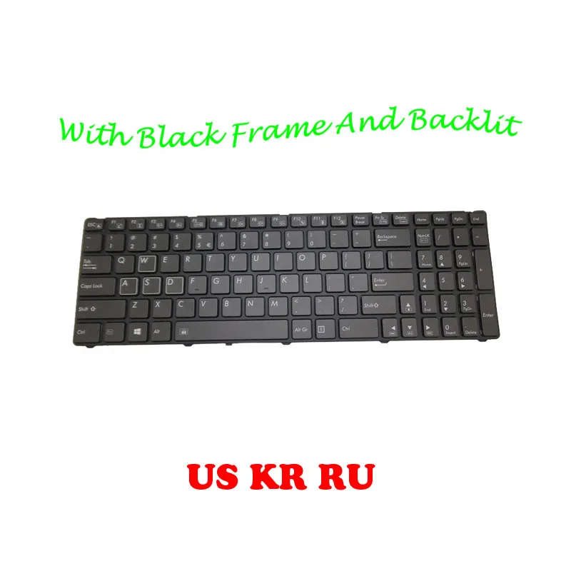 Tipkovnica s pozadinskim osvjetljenjem za laptop Gigabyte P25 P25W 2Z703-UI552-S11S Engleski 2Z703-KR552-S11 Korejski KR 2Z703-RU552-S11S Ruski HR