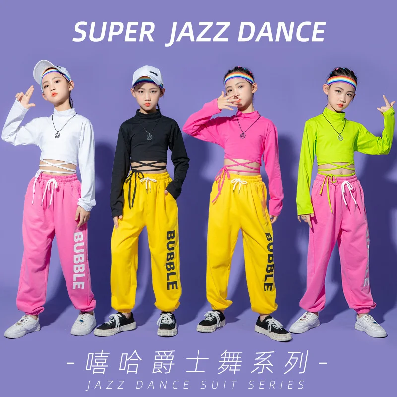 Odjeća za nastupe s jazzy ples za djevojčice, Individualni odijelo za šetnju, Studentski Odijelo za vježbanje tijela, Dječje Modne odjeće u stilu hip-hop