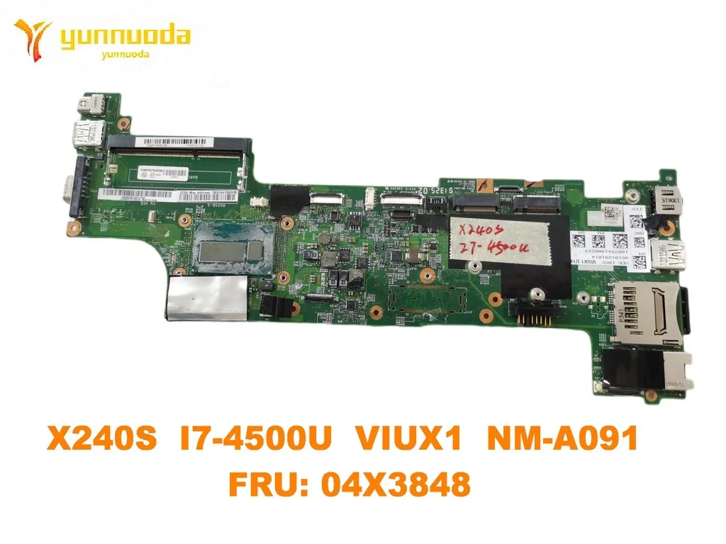 Originalni za Lenovo Thinkpad X240S Matična ploča laptopa X240S I7-4500U VIUX1 NM-A091 FRU 04X3848 testiran dobra besplatna dostava
