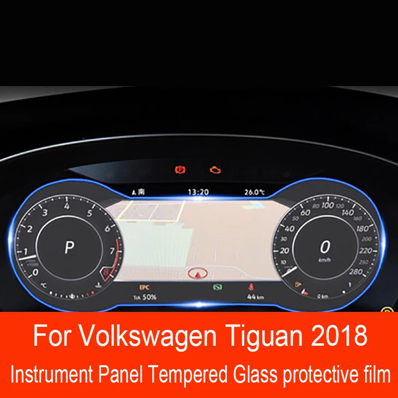 Za Volkswagen Tiguan 2018 Kontrolna Ploča Kaljeno Staklo Zaštitna Folija Za Ekran Kontrolna Ploča Zaslon Protiv Ogrebotina Folija