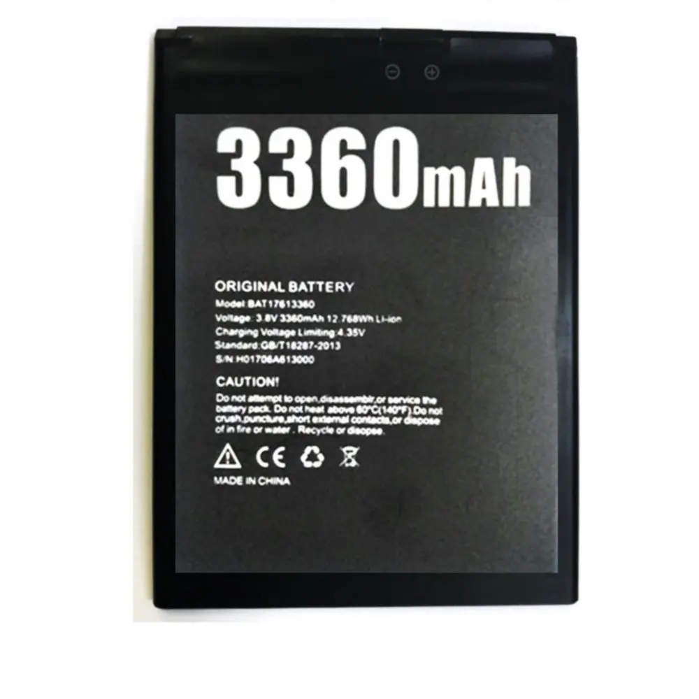 DOOGEE X30 BAT17613360 Za Smartphone DOOGEE X30 3360 mah High-end Zamjenjiva Baterija Novi