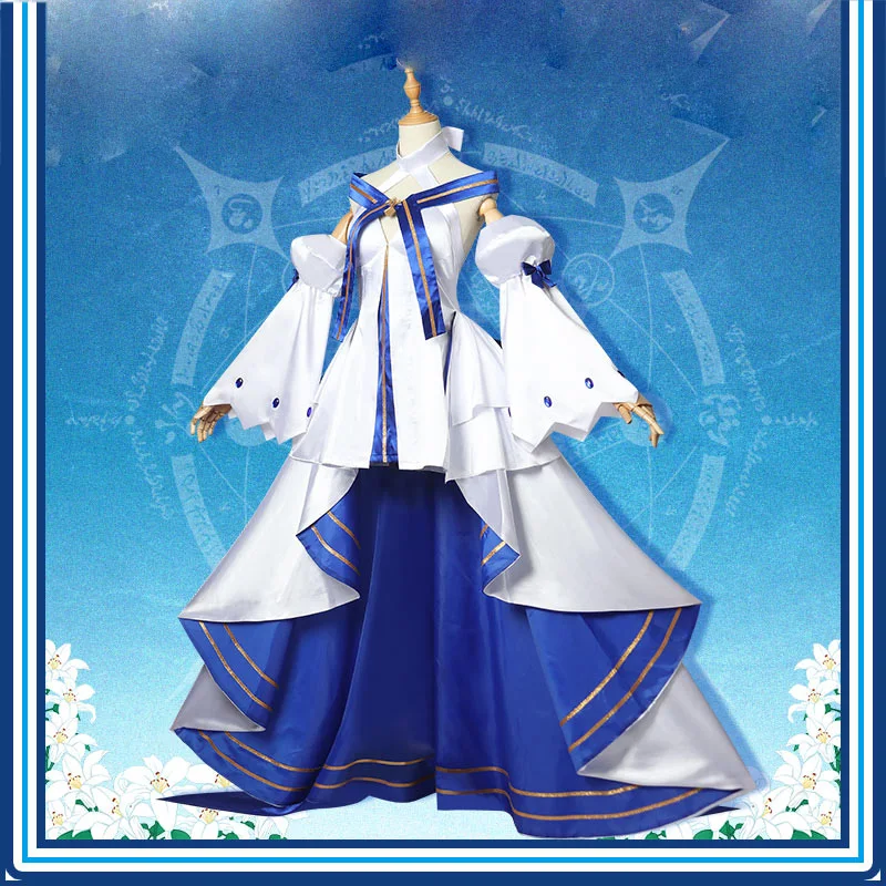 COSLEE [S-3XL] FGO Fate/Grand Order Arcueid Cosplay Odijelo V2.0 Gaming kostim princeze Raskošnih Večernjih haljina Uniforma Outfit na noći vještica
