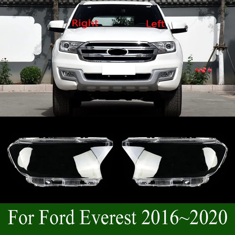 Za Ford Everest 2016 ~ 2020 Prednja Svjetla Poklopac Prozirni Ljuska Svjetla Objektiv Od pleksiglasa Zamjena Originalnog Abažur