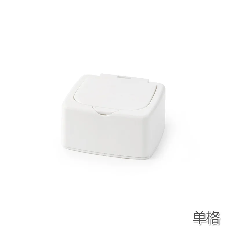 Prijenosni Mini-Pretinac s Poklopcem Naušnice Stolni Kutija Za Pohranu Lijekova Organizator Cajas Almacenaje Proizvoda za Dom BL50SB