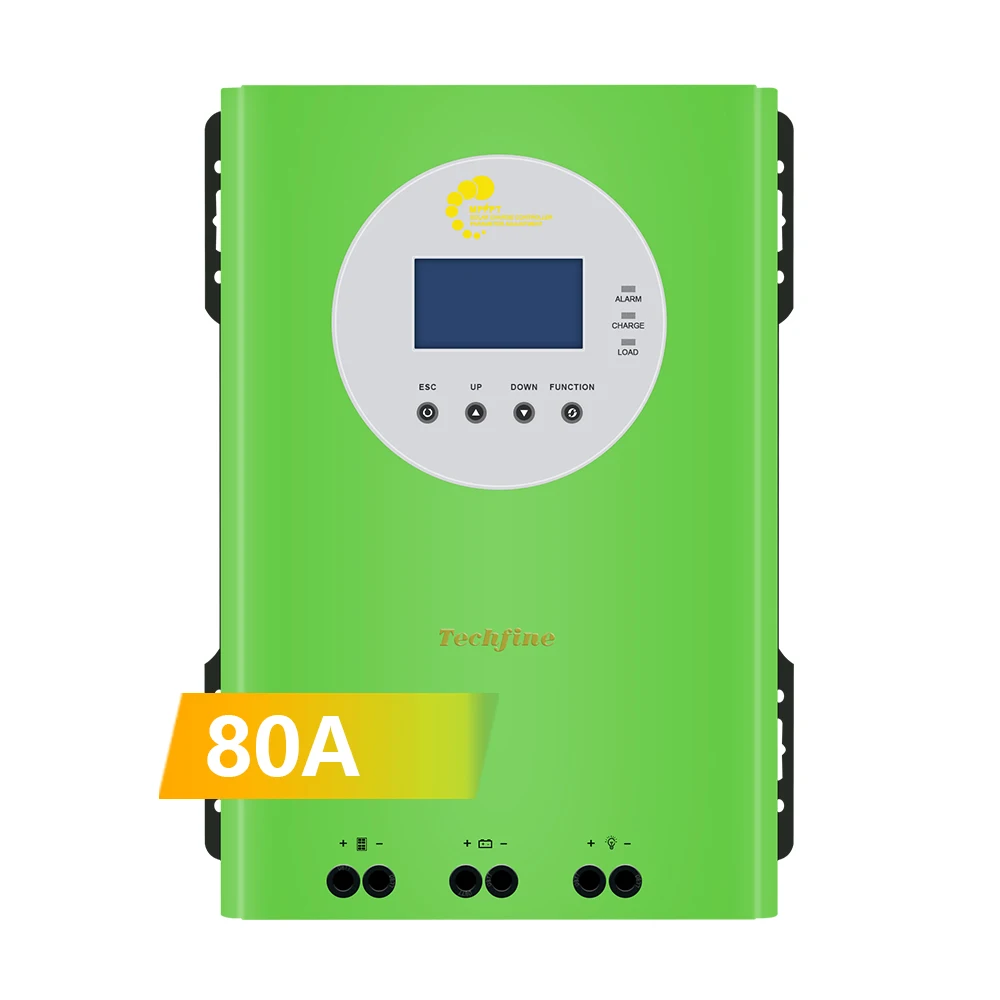 Techfine Prašinu 80A MPPT 12-48 U 150 Jamstvo kvalitete Kontroler Solarni Punjač sa LCD zaslonom