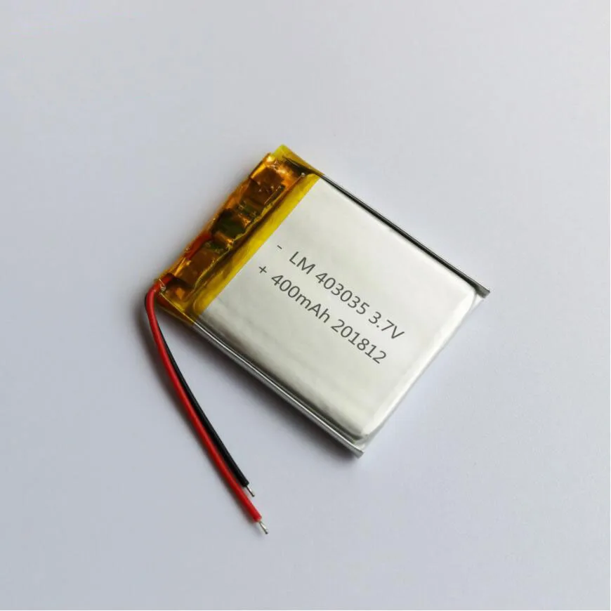 20шт 3.7 400 mah 403035 Lithium-Ion polymer baterija 2.0 mm Priključak JST