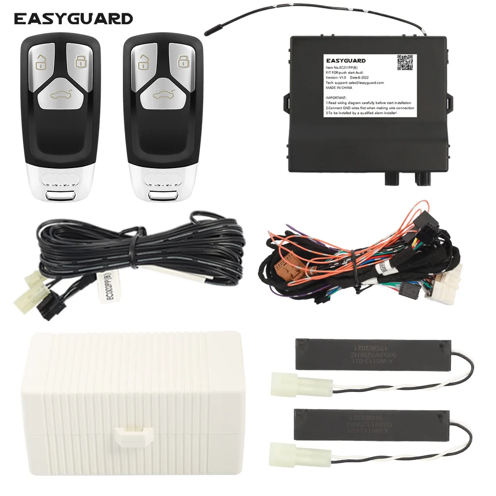EASYGUARD Plug & Play CAN BUS pogodan za A6 A8 18-21/Q7 20-21 s tvorničkim/OEM tipkom za pokretanje PKE автосигнализация daljinski starter