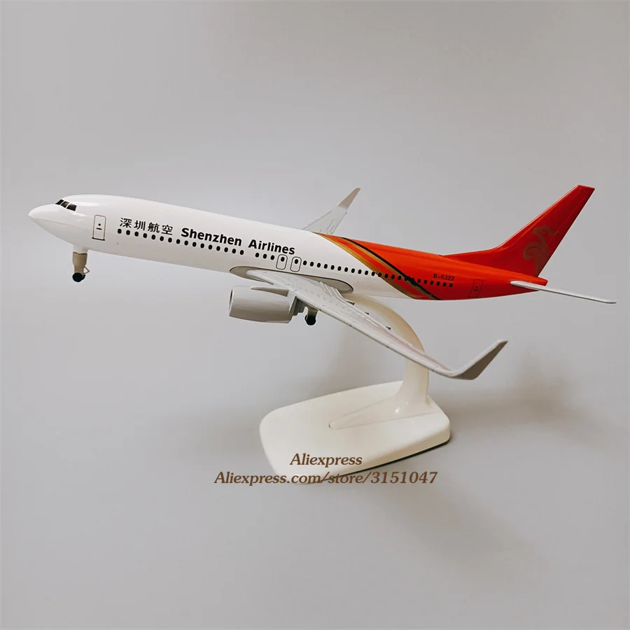 20 cm Legura Metala China Air ShenZhen Airlines Boeing 737 B737 Airways Model aviona avion Model s Kotačima