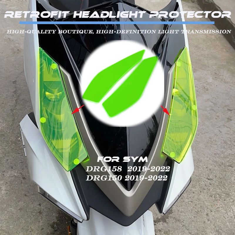 Za SYM DRG158 DRG150 2019-2022 Poklopac Svjetla Moto Zaštitni Zaslon Objektiv Akrilni Zaštitni Poklopac Abažur