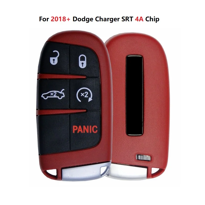 CN087047 Za 2018 + Dodge Charger SRT Smart Remote Key Fob w/Pokretanje motora 4A Čip usluge nakon prodaje Ključ