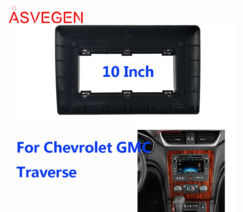 Asvegen Auto Radio Fascije Okvir Za Chevrolet Traverse/GMC Auto DVD Okvir Postavljanje Ploče Ploče s Instrumentima Postavljanje Ploče s Instrumentima