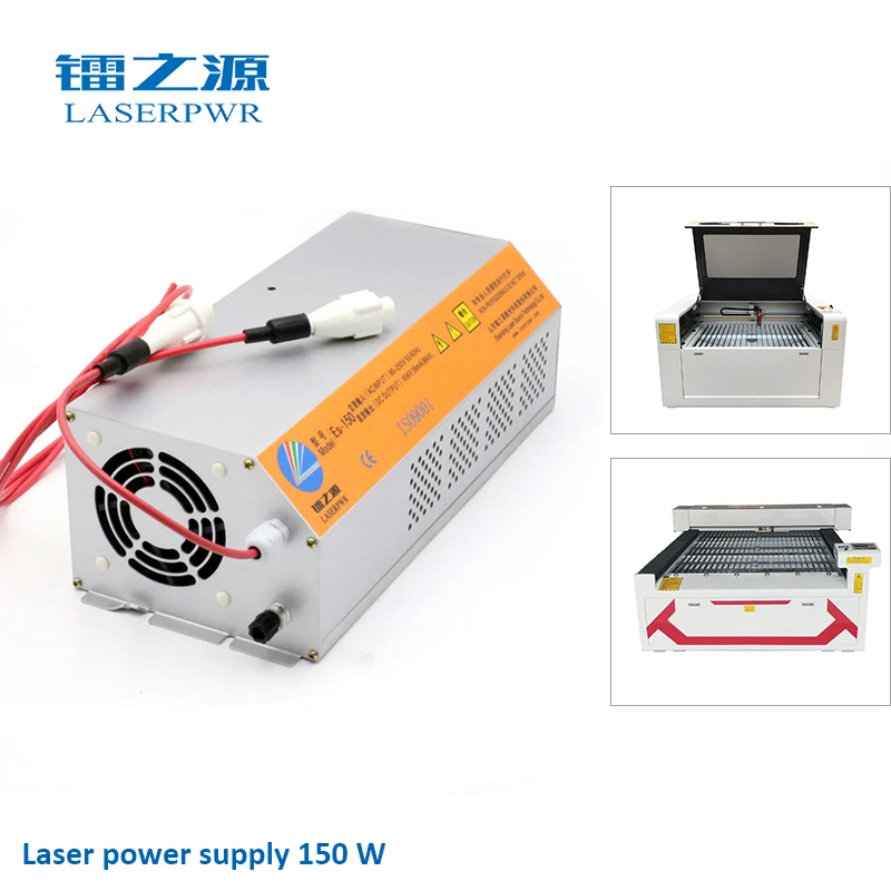 LASERPWR CO2 Lasersko Rezanje/engraving Napajanje ES150 Izvor Za 130 W-150 W Laser Staklena Cijev 110 v/220 Uređaj
