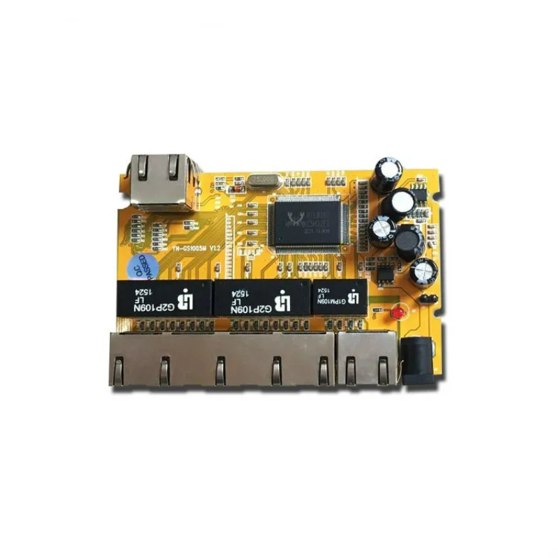 ANDDEARPCB OEM/ODM RTL8367 6 porta 10/100/1000 Mbps modul gigabit ethernet preklopnik PCBA Industrijski modul za mrežni prekidač prekidač