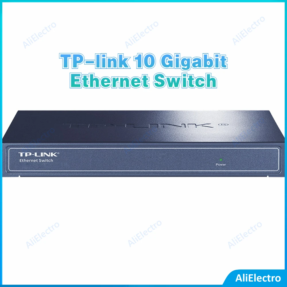 TP-link 10 Gigabit Ethernet preklopnik 10000 Mb/s Optički sfp + tl-st1008f 10 Gbit/s switch 8 priključnica Plug and play 10g