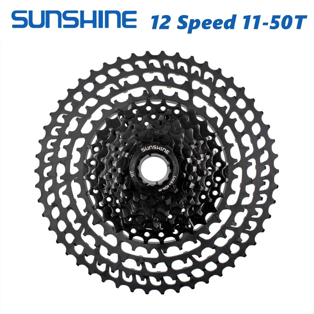Sunshine MTB 12 Brzina, Kazeta 11-50 T Ultralight 399 g CNC Slobodan Hod Mountain bike Dijelovi za XTR GX NX