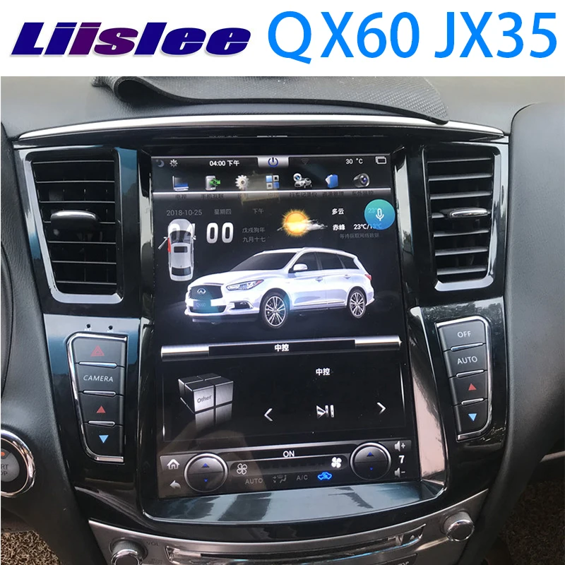 LiisLee Auto-Multimedijalni DVD GPS Hi-Fi Audio Stereo Radio Za Infiniti QX60 JX35 2012 ~ 2019 Originalni Stil Navigacije NAVI