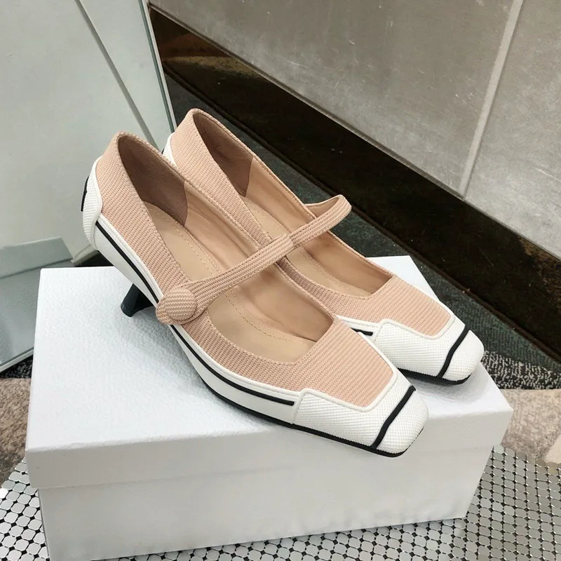 Marke dizajn jesen / zima nove ženske čizme 2022 godine; Običan baršun vodootporne cipele na platformu i vrlo visokim debelim potpeticama