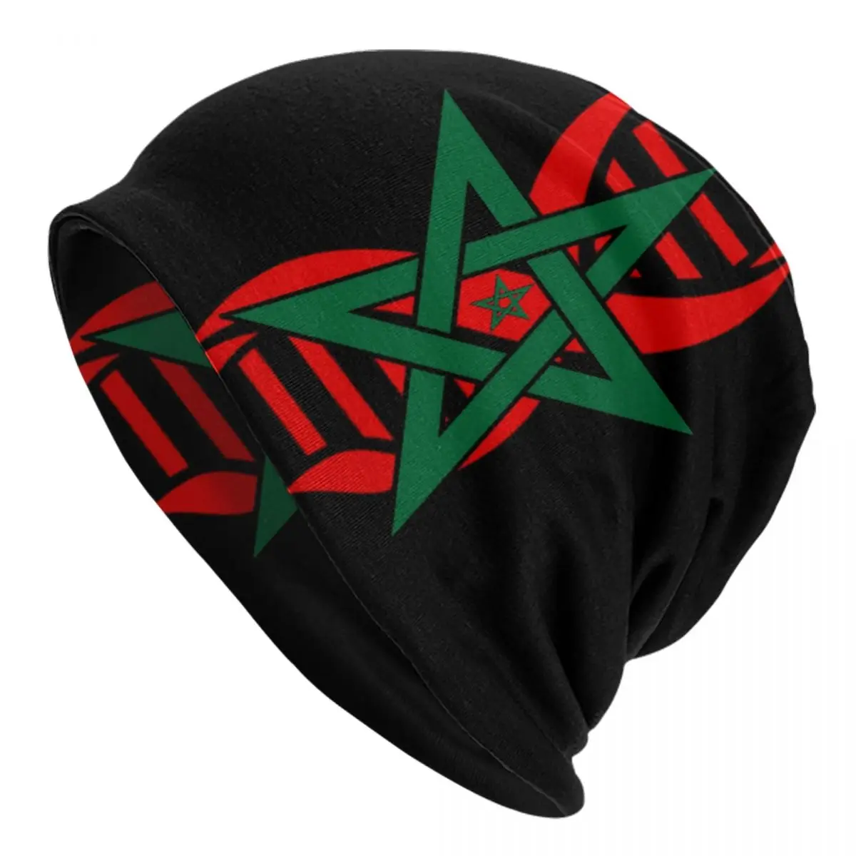 Marokanska zastava, u mojoj DNK, Maroko, Kapa-hauba, Pletene Kape, Muški, Ženski, Moda, Unisex, Tople zimske, Skullies, Šešir, Kapu