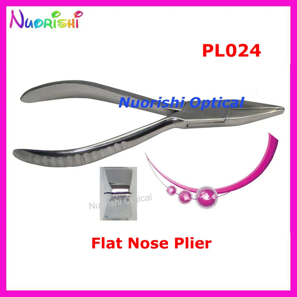 PL024 (JR015) profesionalna kliješta za naočale, alat za popravak kliješta ravnog Nosa ploče