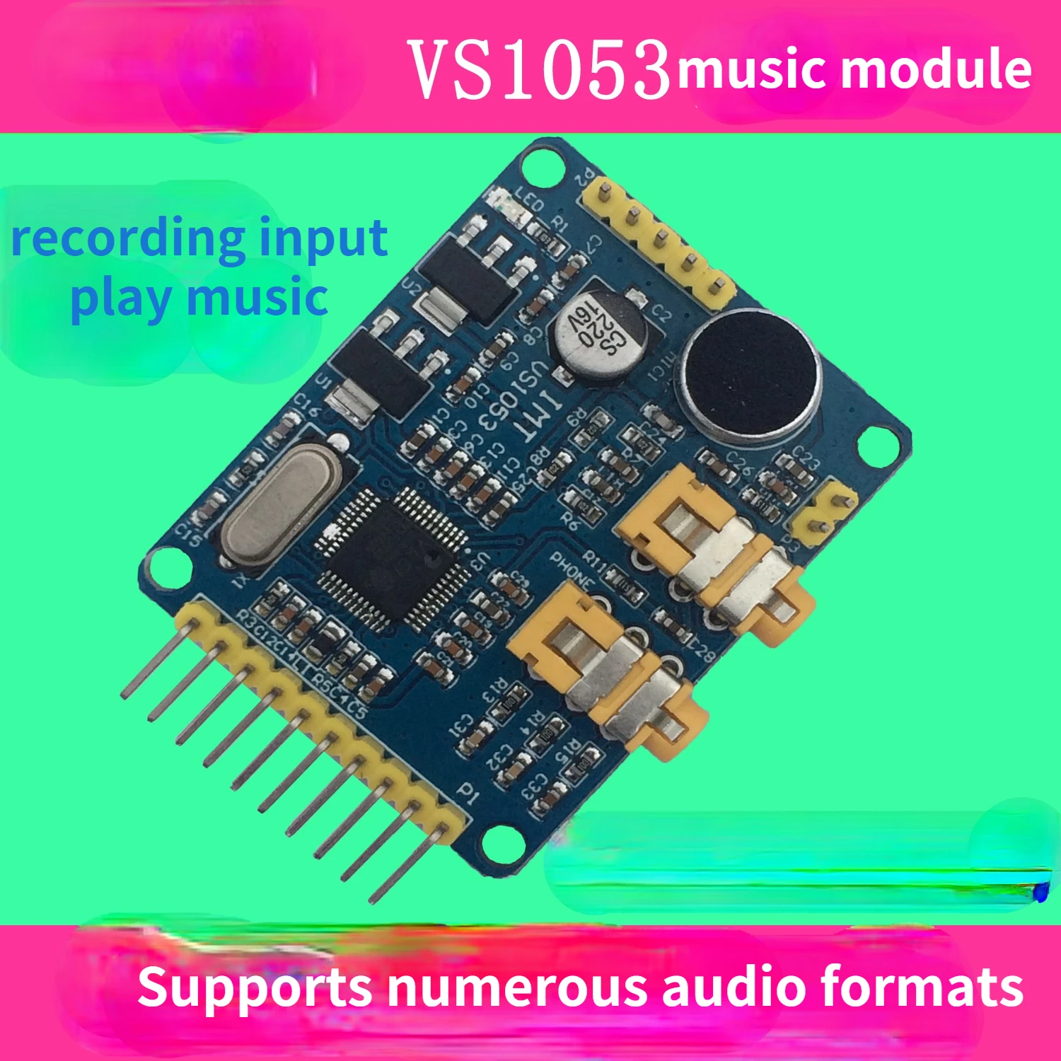 VS1053 Music Player Modul Dekodiranje Zvuka STM32 Naknada za Razvoj Pribor