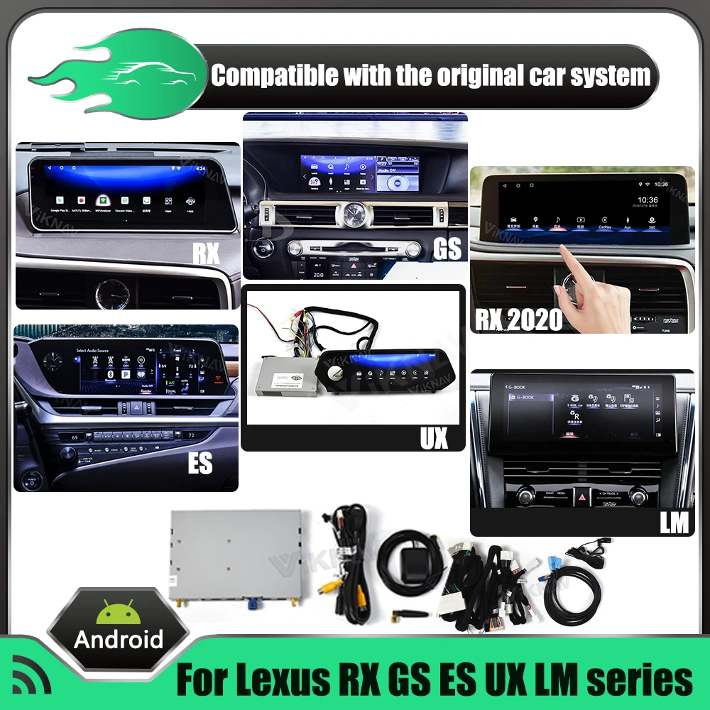 Android Auto Radio Za Lexus serije Lexus RX GS ES UX LM serije Auto DVD Player Auto GPS Navigacija i Wifi 4G stereo glavna jedinica