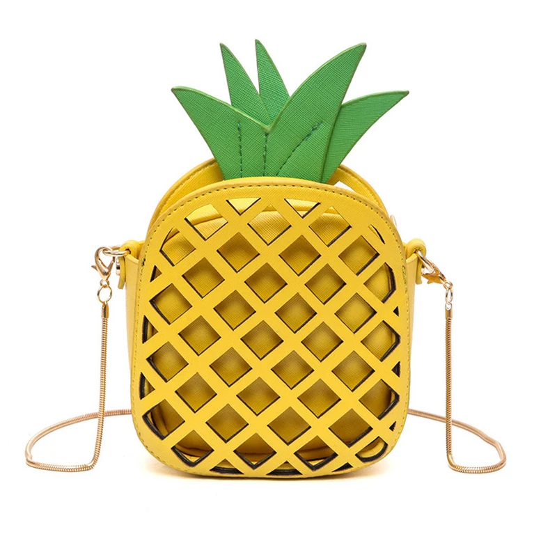 2022 Proljeće nova moda zabava ananas mali trg torba svakodnevni hit boja lanac torba preko ramena Torba-instant messenger z990