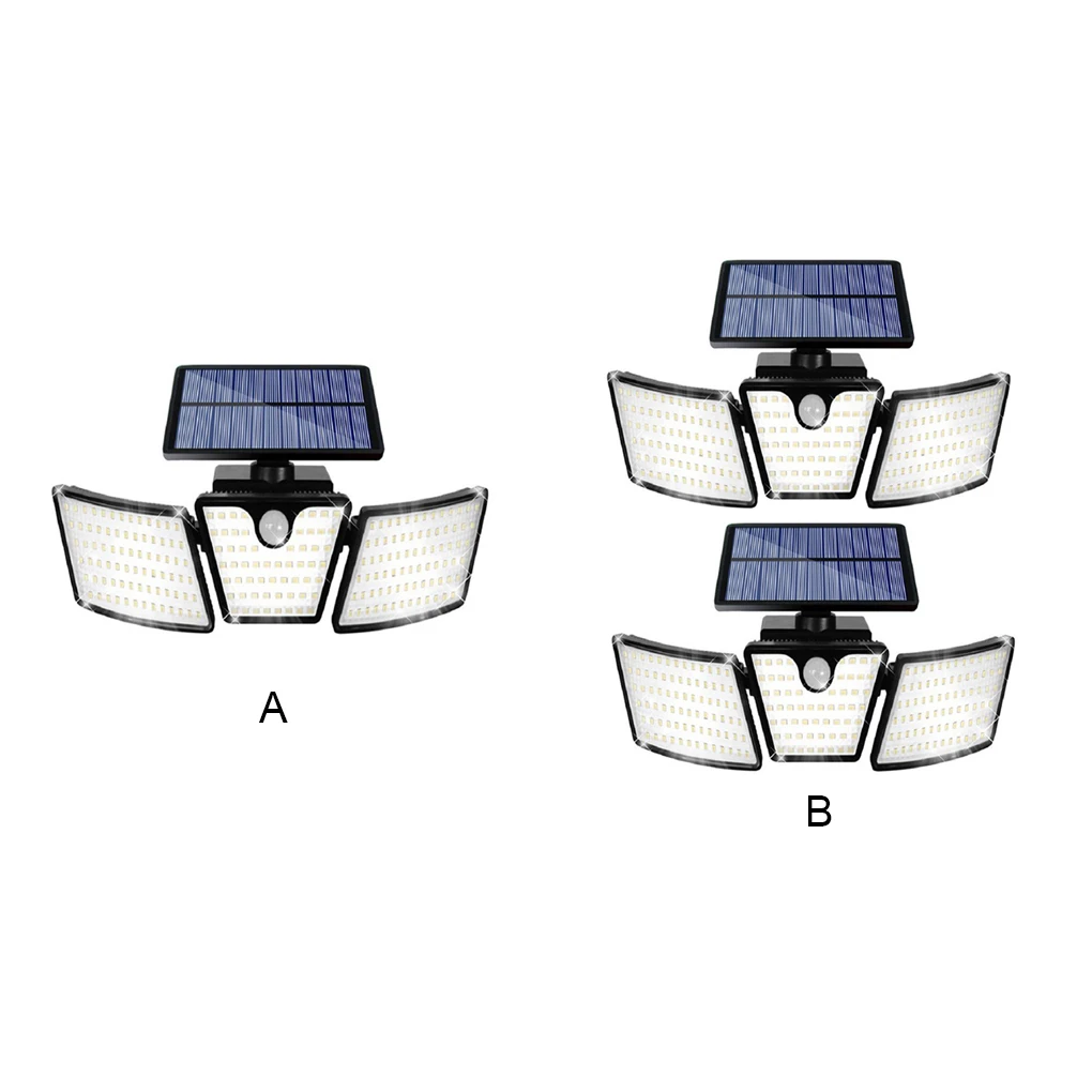 Plastični Vanjski Solarni Zidne Lampe Prijenosni Prijenosni 300 МКД Vodootporan IP65 Podesivi Zidni Lampa sa Senzorom Osvjetljenja