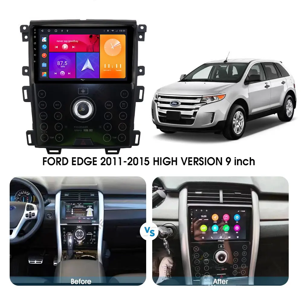 Auto Android Media Stereo Za FORD EDGE 2011-2015 Radio CD DVD Player, GPS Navigacija Audio Video Ekran