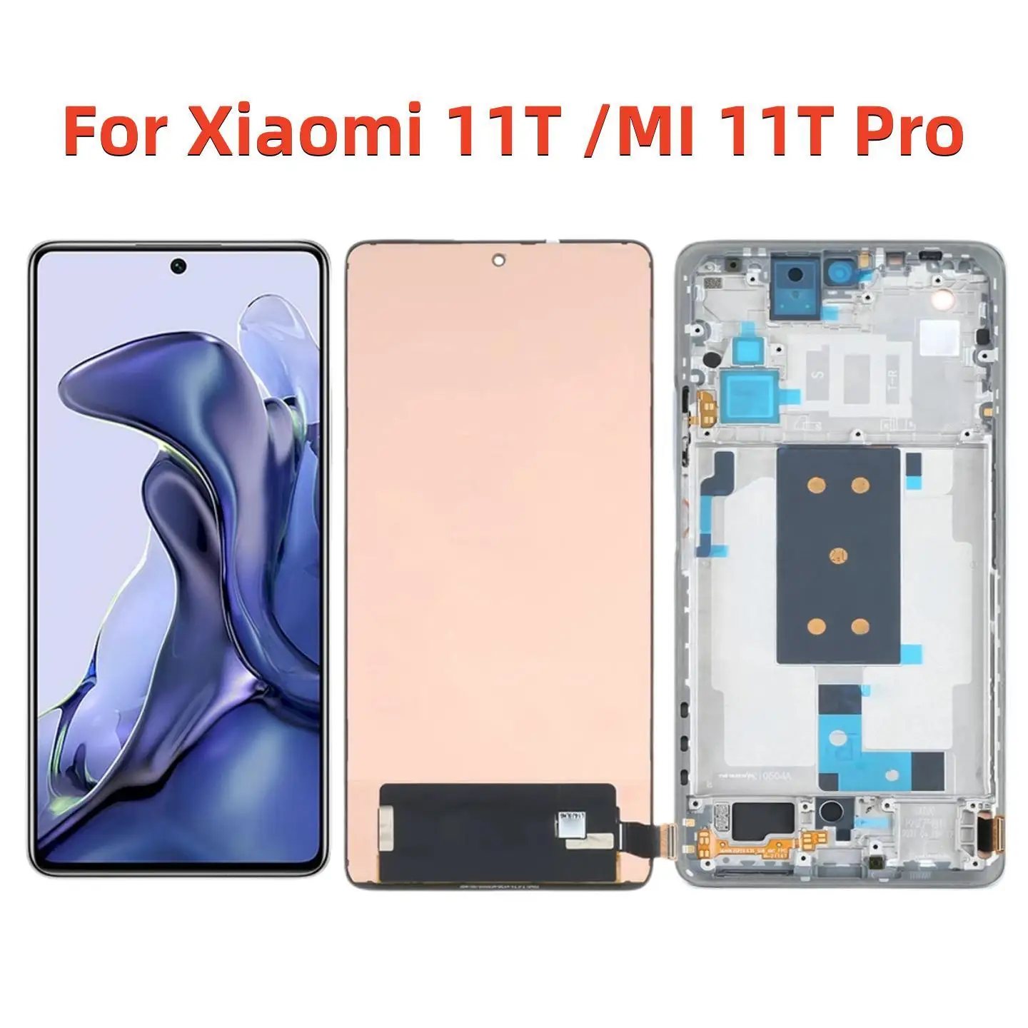 Originalni Za Xiaomi 11T Pro 11TPro 2107113SG LCD zaslon Zamjena zaslona Osjetljivog na dodir Digitalizator Za Xiaomi 11T 11 T 21081111RG LCD