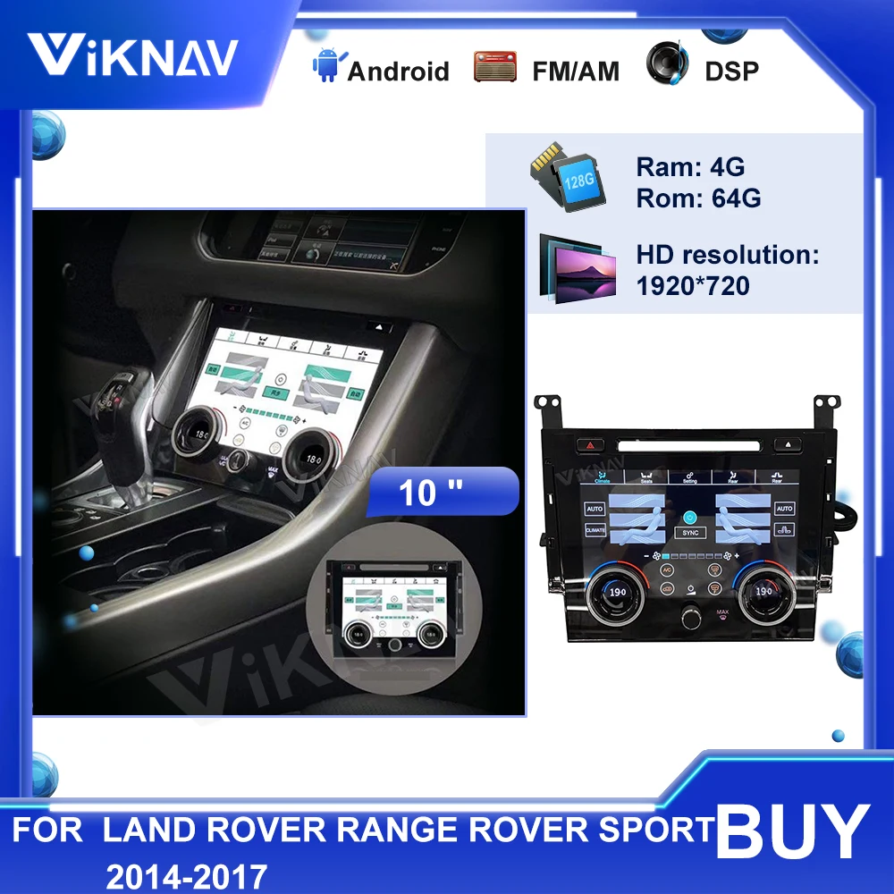 Android Auto Radio Ac Ploča Za Land Rover Range Rover Sport 2014 2015 2016 2017 Klima-uređaj i LCD-Multimedijski Player