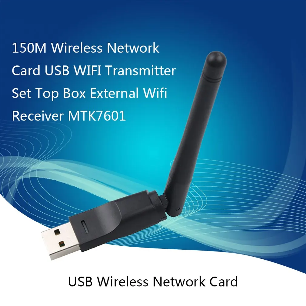 Novi WIFI USB Adapter MT7601 150 Mb/s USB 2.0 WiFi Bežična Mrežna Kartica, 802.11 B/g/n Adapter S Okretnim Antenom