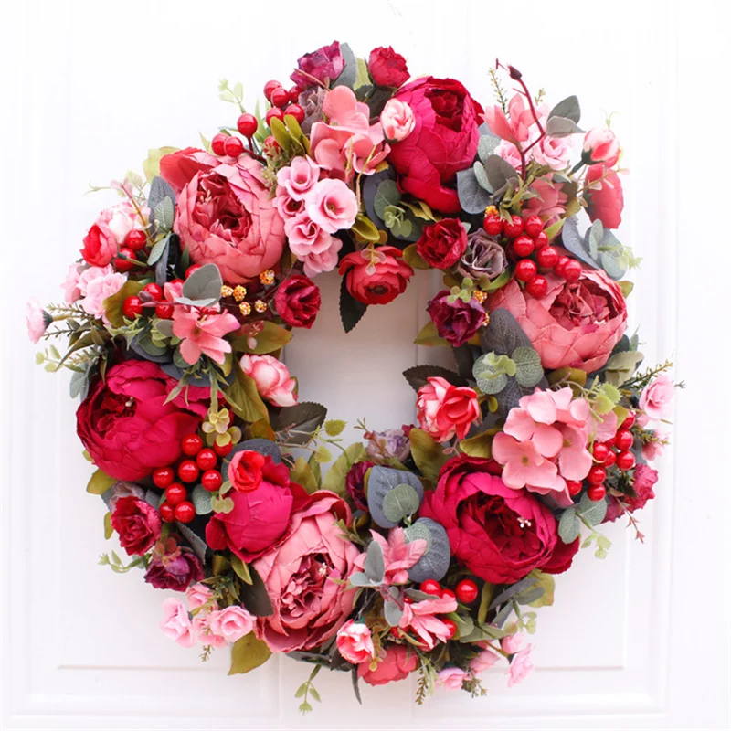 Umjetno Cvijeće Lažne Cvijet Božur Pribor Za Uređenje Doma Večernje Božićni Vijenac Svadbeni Nakit Biljke