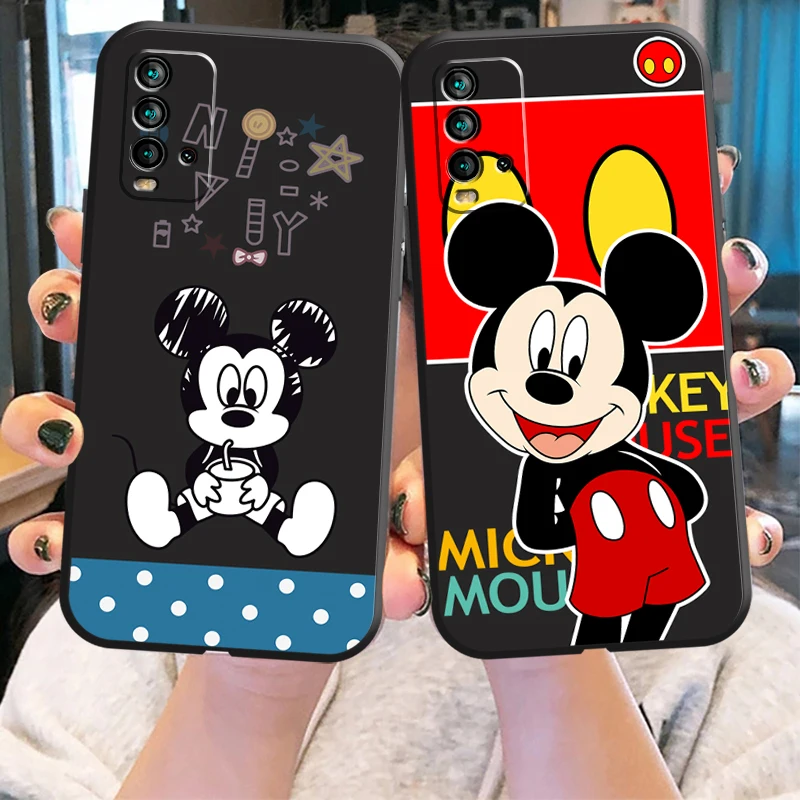 Disney Mickey i Minnie Torbica Za Telefon Xiaomi Redmi Note 10 Pro MAX 10T 10S 5G 10 Silikonska Torbica šok-dokaz Soft Carcasa Original