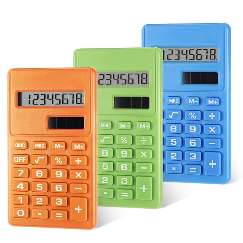 Mini Digitalni Stolni Kalkulator S 8-значным LCD zaslon Standardne funkcije E-Džepni Kalkulator Za Škole
