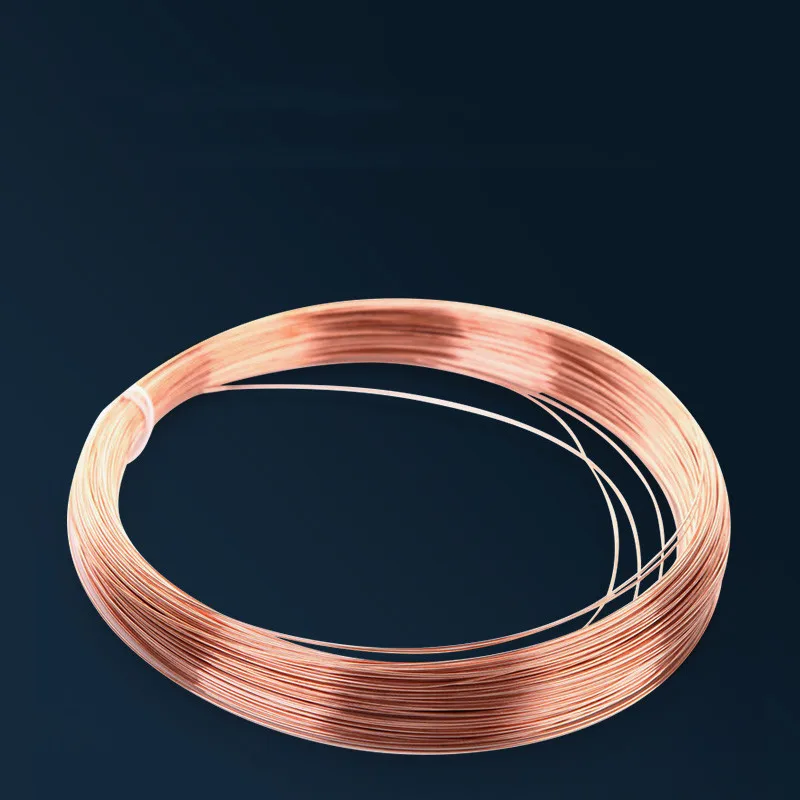 T2 čist bakrena žica vodi pune žice tanki Vanjski promjer 1 1.2 1.5 2 2.5 3 4 5 mm