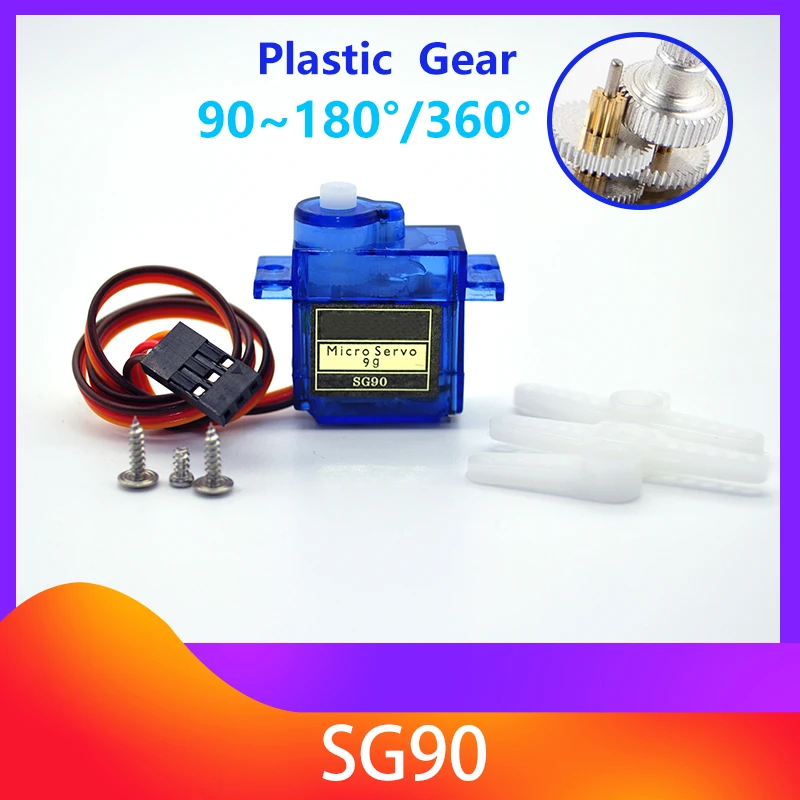 Sg90 9g mikro servo high power dc motor za RC 250 450 helikopter, avion, automobil, brod inteligentni elektronski robot je Težak DIY