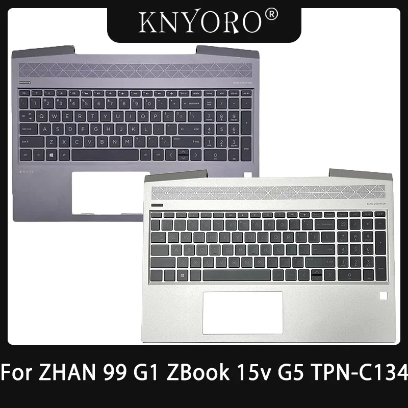 Tipkovnica SAD Za laptop HP ZHAN 99 G1 ZBook 15v G5 TPN-C134 sa Držačem za ruke Slova S pozadinskim Osvjetljenjem Tipkovnice Srebrna/Smeđa AM28A000110