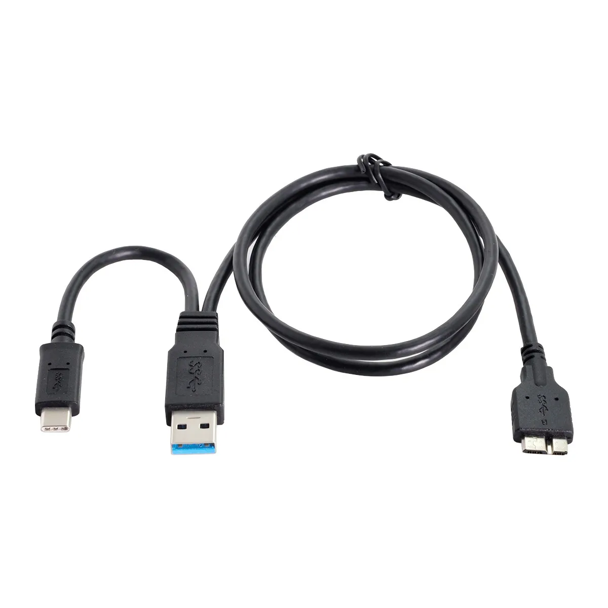 Chenyang Combo USB-C, USB 3.1 Type-C i USB3.0 Type-A Host-kabel za prijenos podataka Micro USB 3.0 diska