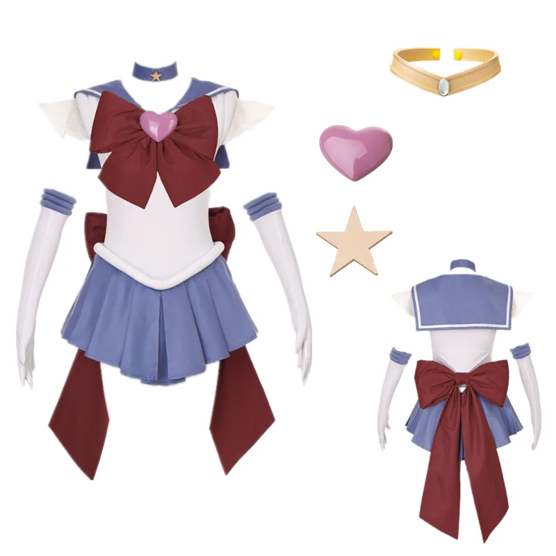 Anime Cosplay Sailor Stars Sailor Saturn Томоэ Хотару Super Halloween Kostime Cosplay Odijelo