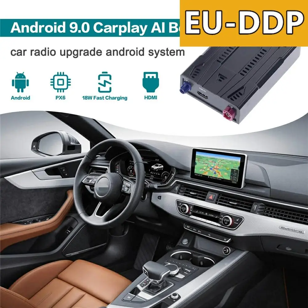 128 GB Carplay Ai Box Auto Radio Update na Android Auto Za Audi A5 2017 2018 2019 2020 Stereo Pametan Media Player, WiFi