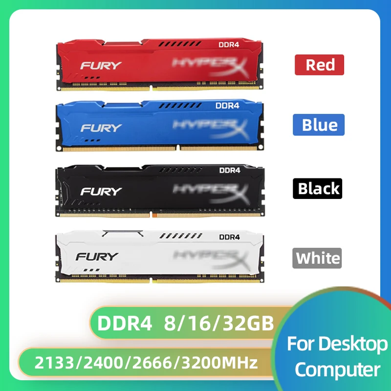 Memoria DDR4 memorija 8 GB 16 GB, 32 GB 3200 Mhz 2666 Mhz, 2400 Mhz 2133 Mhz Igra memorija DIMM PC4-25600 21300 Igre Čitanja Ram memorije